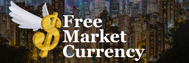 Free Market Currency Logo;